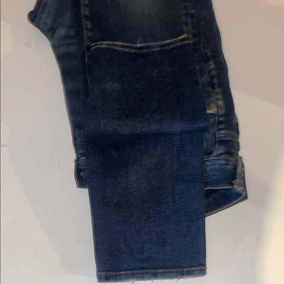 Men's Distressed Blue Jeans - Picture 3 of 4